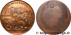 FUNFTE FRANZOSISCHE REPUBLIK Médaille, Prise de la Bastille, tirage uniface, refrappe