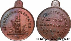 DEUXIÈME RÉPUBLIQUE Médaillette, Journées de février