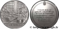 DIE 100 GRÖSSTEN ERFINDUNGEN DER MENSCHHEIT Médaille, Invention de la soie artificielle
