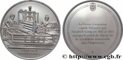 DIE 100 GRÖSSTEN ERFINDUNGEN DER MENSCHHEIT Médaille, Invention de la presse à imprimer rapide