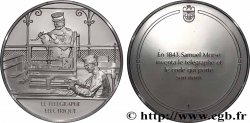 LES 100 PLUS GRANDES INVENTIONS DE L&nbsp;HUMANITÉ Médaille, Invention du télégraphe électrique