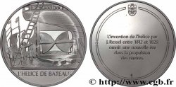 LES 100 PLUS GRANDES INVENTIONS DE L&nbsp;HUMANITÉ Médaille, Invention de l’hélice de bateau