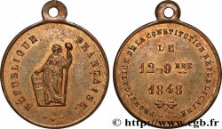 DEUXIÈME RÉPUBLIQUE Médaillette, Promulgation de la constitution