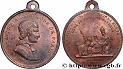 DEUXIÈME RÉPUBLIQUE Médaille, Denys Auguste Affre, archevêque et martyr