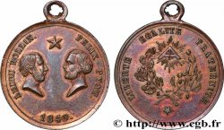 DEUXIÈME RÉPUBLIQUE Médaillette, Ledru Rollin et Félix Pyat