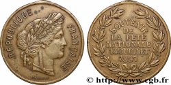 III REPUBLIC Médaille, Souvenir de la fête nationale