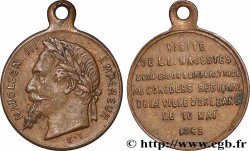 SECOND EMPIRE Médaille, Visite de l’Empereur et l’Impératrice