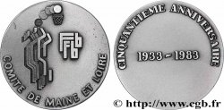 QUINTA REPUBLICA FRANCESA Médaille, Cinquantième anniversaire comité de Maine et Loire
