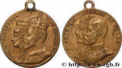 GRANDE-BRETAGNE - ÉDOUARD VII Médaille, Commémoration du couronnement du roi Édouard VII