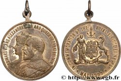 GRANDE-BRETAGNE - ÉDOUARD VII Médaille, Visite du couple royal à Édimbourg
