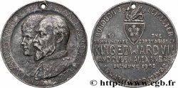GRANDE-BRETAGNE - ÉDOUARD VII Médaille, Couronnement d&nbsp;Édouard VII et d&nbsp;Alexandra, Leicester