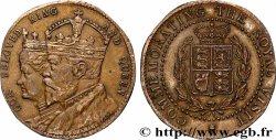 GRANDE-BRETAGNE - ÉDOUARD VII Médaille, Couronnement d&nbsp;Édouard VII et d&nbsp;Alexandra