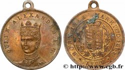 GRANDE-BRETAGNE - ÉDOUARD VII Médaille, Alexandra de Danemark