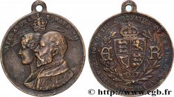 GRANDE-BRETAGNE - ÉDOUARD VII Médaille, Commémoration du couronnement du roi Édouard VII