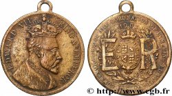 GRANDE-BRETAGNE - ÉDOUARD VII Médaille, Commémoration du couronnement du roi Édouard VII