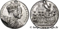 GRANDE-BRETAGNE - ÉDOUARD VII Médaille, Commémoration du couronnement du roi Édouard VII