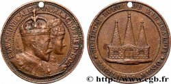GRANDE-BRETAGNE - ÉDOUARD VII Médaille, Édouard VII et Alexandra de Danemark