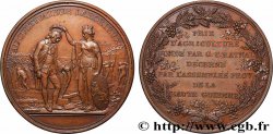 FRENCH CONSTITUTION Médaille, Au cultivateur laborieux, Prix d’agriculture décernée par l’Assemblée provisoire de la Haute-Guienne