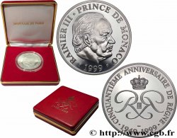 MONACO Médaille, Rainier III, 50e anniversaire de règne Prueba