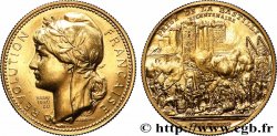 QUINTA REPUBBLICA FRANCESE Médaille, Bicentenaire de la Révolution Française, Prise de la Bastille