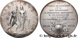 SWITZERLAND - CANTON OF NEUCHATEL Médaille, 50e anniversaire d’émancipation du peuple neuchâtelois AU