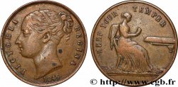 GREAT-BRITAIN - VICTORIA Médaillette, Keep your temper