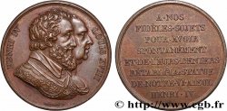 LOUIS XVIII Médaille, Rétablissement de la statue de Henri IV le 28 octobre 1817