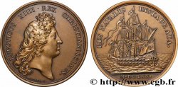LOUIS XIV &nbsp;THE SUN KING&nbsp; Médaille, Marine française, refrappe