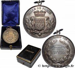 TERZA REPUBBLICA FRANCESE Médaille, Chambre syndicale ouvrière des coiffeurs de Paris, École parisienne, Concours des élèves