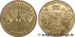 CINQUIÈME RÉPUBLIQUE Médaille, 50e anniversaire du débarquement