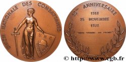CINQUIÈME RÉPUBLIQUE Médaille, 60e annviersaire de l’Union nationale des combattants