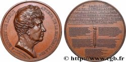 LITTÉRATURE : ÉCRIVAINS/ÉCRIVAINES - POÈTES Médaille, Claude Joseph Rouget de Lisle, auteur de la Marseillaise