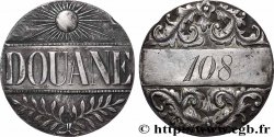 III REPUBLIC Médaille, Douane, n°108