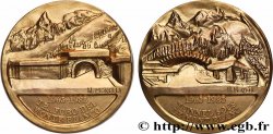 ITALY Médaille, Tunnel sous le Mont Blanc