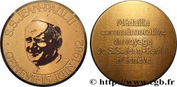 SVIZZERA  Médaille, Voyage de Jean-Paul II à Genève