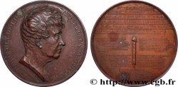 LITERATURE : WRITERS - POETS Médaille, Claude Joseph Rouget de Lisle, auteur de la Marseillaise