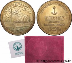 SEA AND NAVY : SHIPS AND BOATS Médaille, Titanic, paquebot de légende