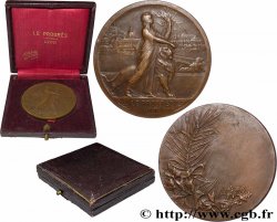 III REPUBLIC Médaille, Le Progrès