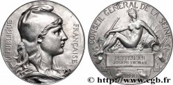 III REPUBLIC Médaille, Conseil général de la Seine XF/AU