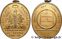 DIRECTOIRE Médaille, Conseil des Cinq-Cents AU
