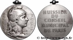 III REPUBLIC Médaille, Huissier du Conseil Municipal de Paris