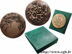 CINQUIÈME RÉPUBLIQUE Médaille, Fleurs