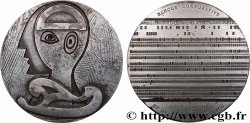 ART, PEINTURE ET SCULPTURE Médaille Le poulpe par Roger Bezombes, Banque corporative du bâtiment et des travaux publics