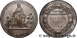 TERZA REPUBBLICA FRANCESE Médaille, Écoles communales, Certificat d’études primaires
