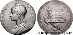 TROISIÈME RÉPUBLIQUE Médaille, Conseil municipal