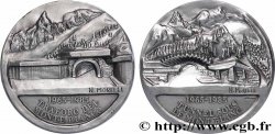 ITALIEN Médaille, Tunnel sous le Mont Blanc VZ