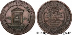 ITALIEN - KIRCHENSTAAT - LEO XII. (Annibale Sermattei della Genga) Médaille, Ouverture et fermeture de la Porte Sainte de la basilique du Latran fVZ
