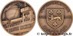 III REPUBLIC Médaille, Paquebot Champlain, Compagnie Générale Transatlantique