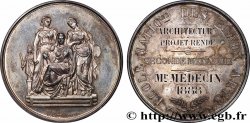 TROISIÈME RÉPUBLIQUE Médaille, École Nationale des Beaux-Arts, Architecture