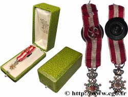 MONACO Médaille, Ordre de Saint-Charles, Officier, Miniature AU